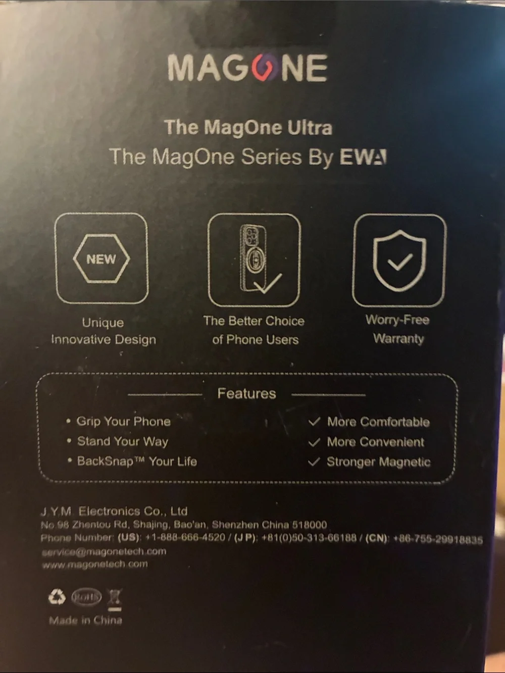 Magnetic Phone Mount Kit - Black